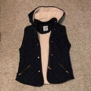 Hooded Fur Vest